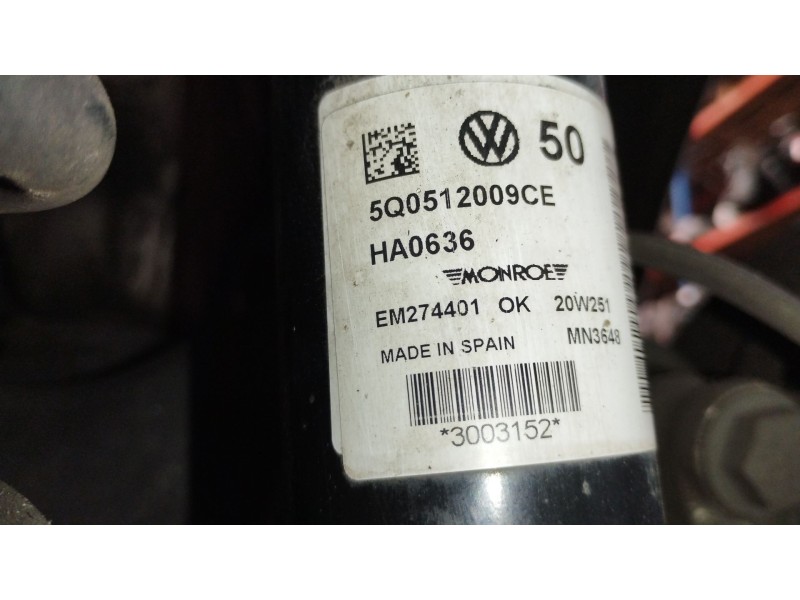 Recambio de amortiguador trasero derecho para seat leon st (5f8) 2.0 cupra referencia OEM IAM 5Q0512009CE  