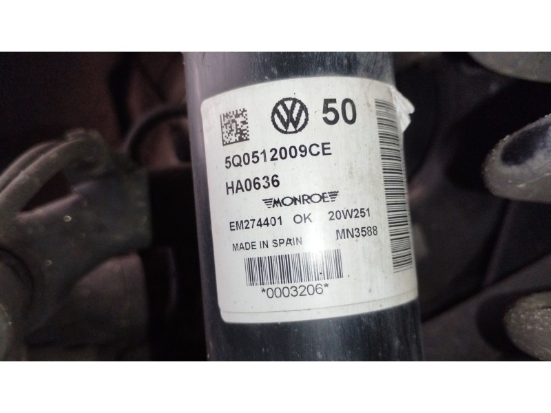 Recambio de amortiguador trasero izquierdo para seat leon st (5f8) 2.0 cupra referencia OEM IAM 5Q0512009CE  