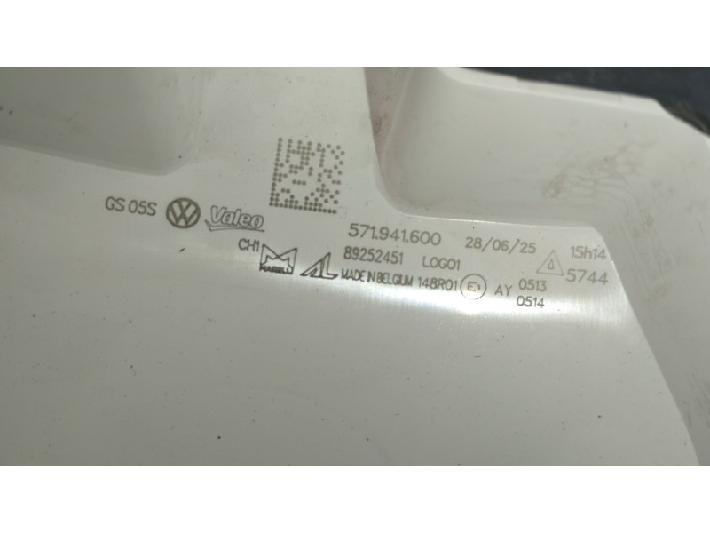 Recambio de emblema para volkswagen tiguan (ad1, ax1) 1.5 tsi referencia OEM IAM 571941600 89252451 