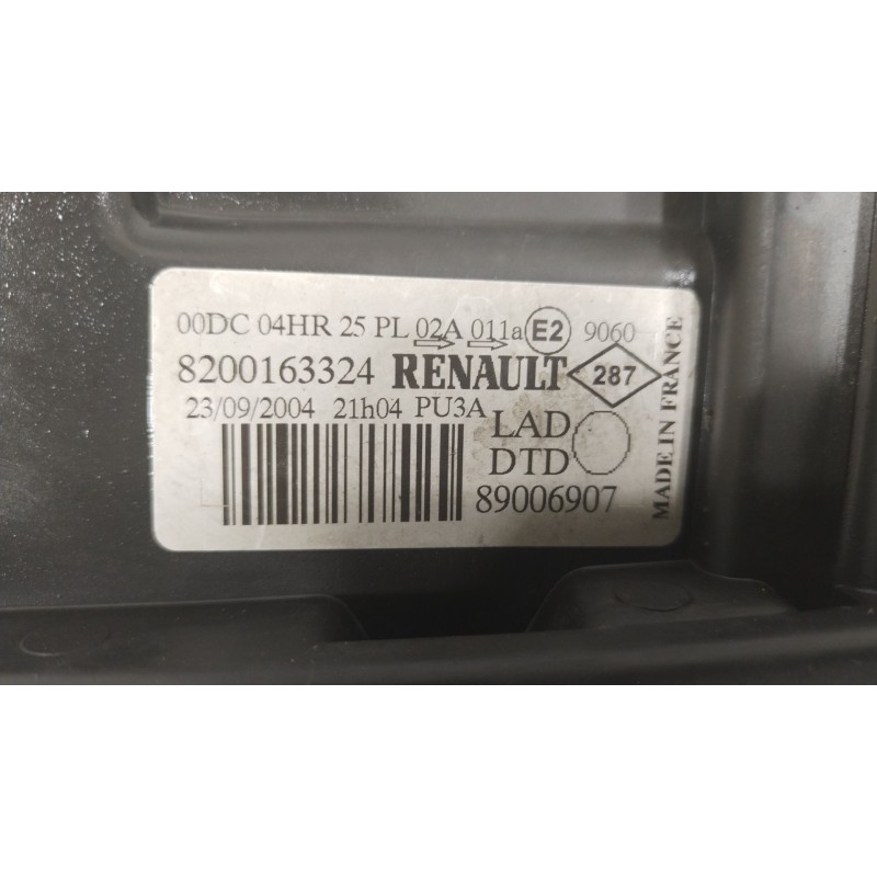 Recambio de faro derecho para renault laguna ii (bg0/1_) 2.2 dci (bg0f) referencia OEM IAM 8200163324 89006907 