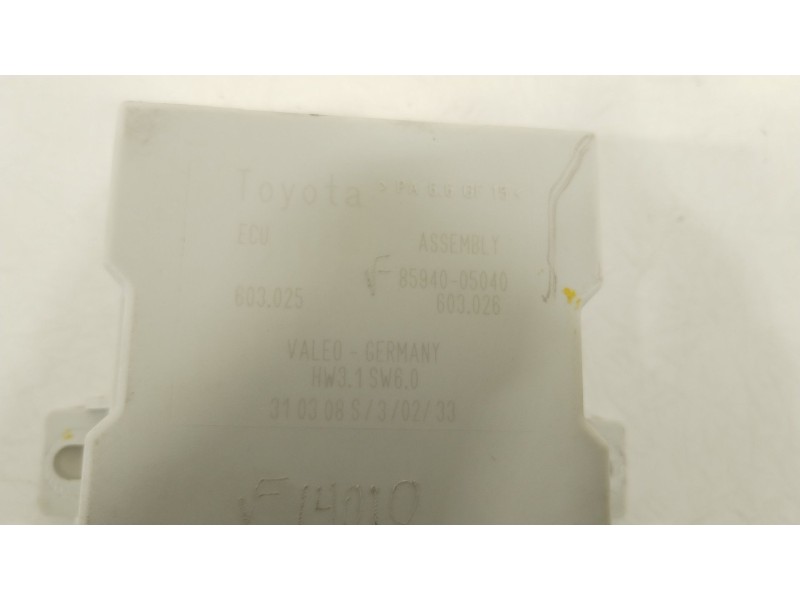Recambio de modulo electronico para toyota avensis (_t25_) 2.0 d-4d (adt250_) referencia OEM IAM 8594005040 603025 603026