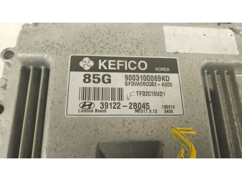 Recambio de centralita motor uce para hyundai i30 (fd) 1.6 referencia OEM IAM 391222B045 9003100069KD TFD2C16UD1