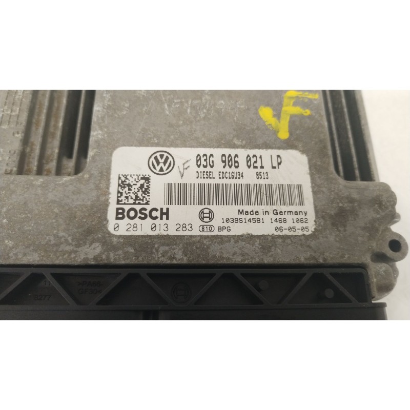 Recambio de centralita motor uce para seat toledo iii (5p2) 2.0 tdi referencia OEM IAM 03G906021LP 0281013283 