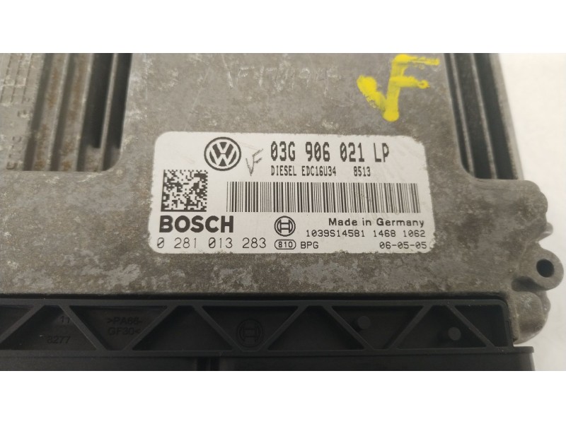 Recambio de centralita motor uce para seat toledo iii (5p2) 2.0 tdi referencia OEM IAM 03G906021LP 0281013283 