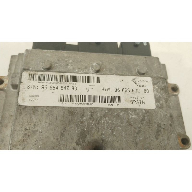 Recambio de centralita motor uce para peugeot boxer furgoneta 2.2 hdi 120 referencia OEM IAM 9666484280 9666360280 