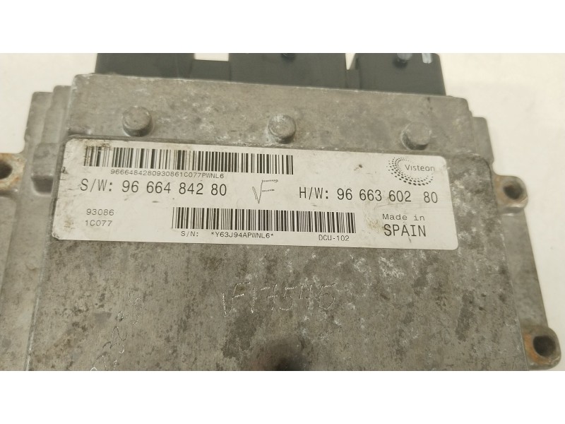 Recambio de centralita motor uce para peugeot boxer furgoneta 2.2 hdi 120 referencia OEM IAM 9666484280 9666360280 