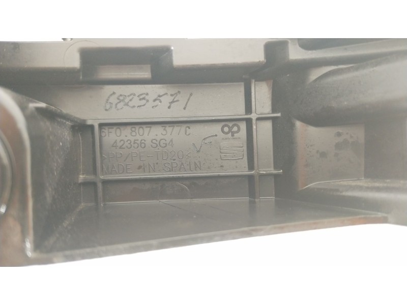 Recambio de soporte paragolpes trasero para seat ibiza (kj1) fr ib referencia OEM IAM 6F0807378C 6F0807377C 