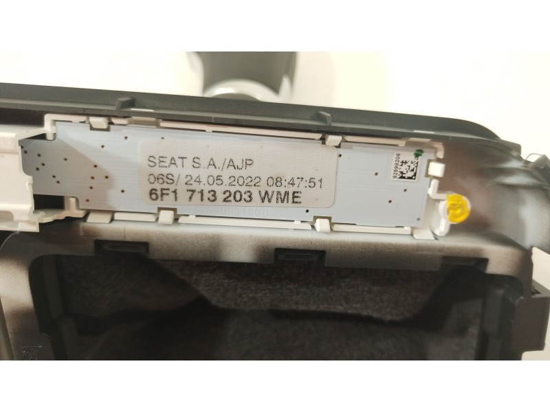 Recambio de pomo palanca cambio para seat ibiza (kj1) fr ib referencia OEM IAM 6F1713203WME  