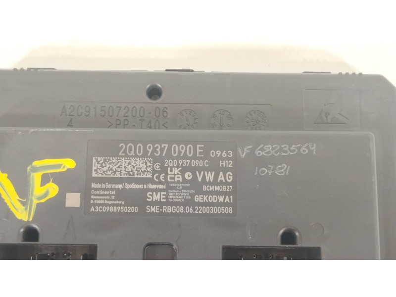Recambio de modulo electronico para seat ibiza (kj1) fr ib referencia OEM IAM 2Q0937090E 2Q0937090C 