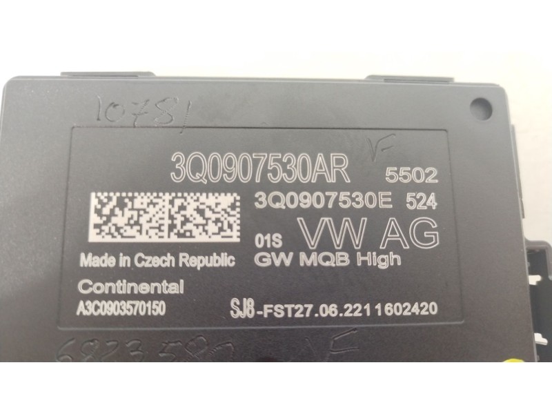 Recambio de modulo electronico para seat ibiza (kj1) fr ib referencia OEM IAM 3Q0907530AR 3Q0907530E 