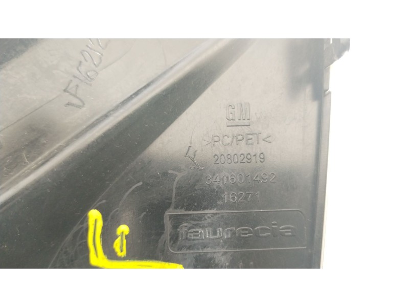 Recambio de rejilla paragolpes izquierda para opel zafira tourer c (p12) 1.4 (75) referencia OEM IAM 20802919 341601492 