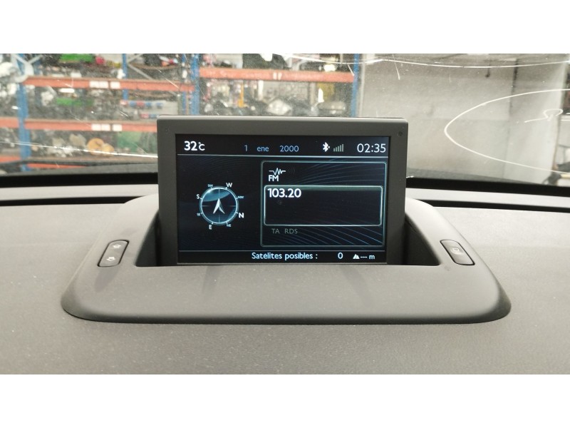 Recambio de pantalla multifuncion para peugeot 3008 i monospace (0u_) 1.6 vti referencia OEM IAM 98045606ZD  