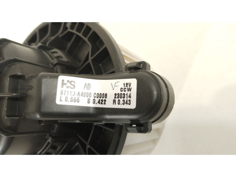 Recambio de ventilador calefaccion para hyundai i30 (pde, pd, pden) 1.5 referencia OEM IAM 97113A4000  