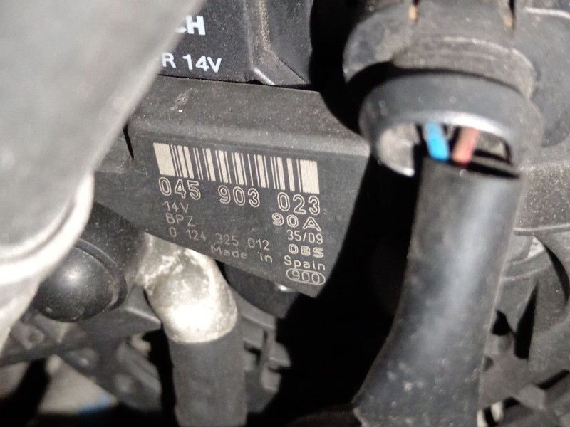Recambio de alternador para skoda fabia ii (542) 1.4 tdi referencia OEM IAM 045903023 0124325012 