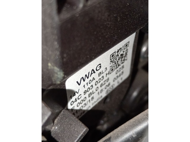 Recambio de alternador para seat ibiza iv (6j5, 6p1) 1.0 referencia OEM IAM 04C903023H  