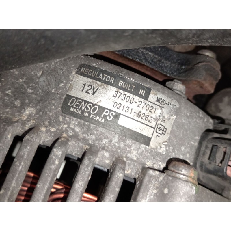 Recambio de alternador para kia carens iii monospace (un) 2.0 crdi 140 referencia OEM IAM 3730027021 021319262 