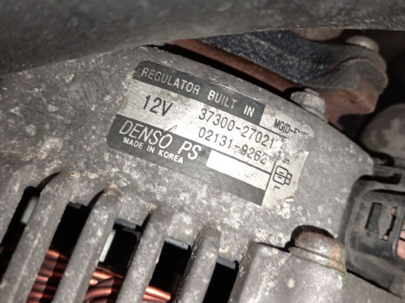 Recambio de alternador para kia carens iii monospace (un) 2.0 crdi 140 referencia OEM IAM 3730027021 021319262 