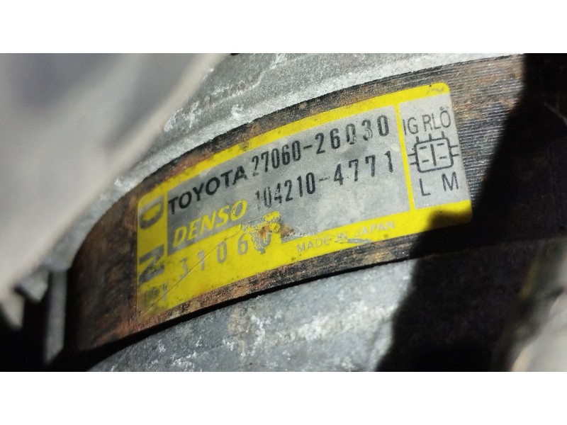 Recambio de alternador para lexus is ii (_e2_) 220d (ale20) referencia OEM IAM 2706026030 1042104771 