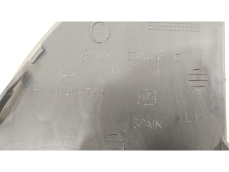 Recambio de rejilla paragolpes izquierda para seat leon (1p1) 1.6 tdi referencia OEM IAM 1P0853665G 14884SG4 