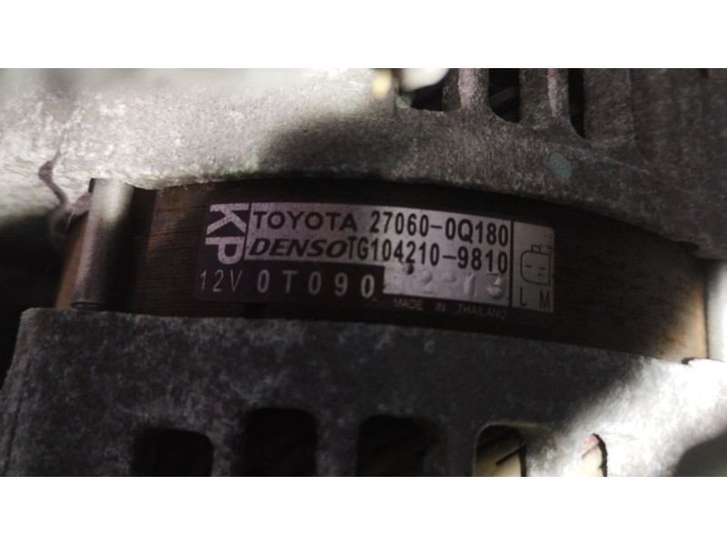 Recambio de alternador para peugeot 108 1.0 vti referencia OEM IAM 270600Q180 1042109810 