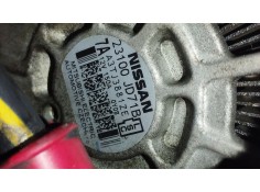 Recambio de alternador para nissan qashqai i (j10, nj10) 2.0 dci referencia OEM IAM 23100JD71B A3TJ3881ZE  2