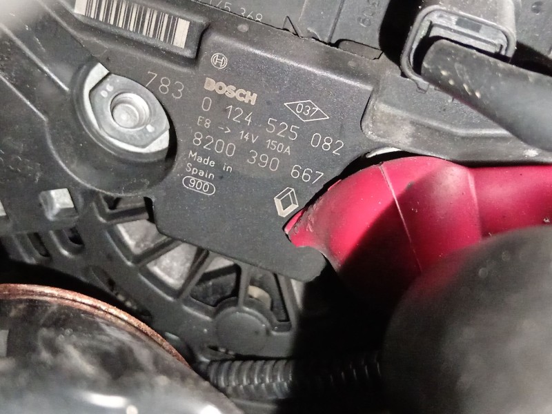 Recambio de alternador para nissan qashqai i (j10, nj10) 1.5 dci referencia OEM IAM 8200390667 0124525082 