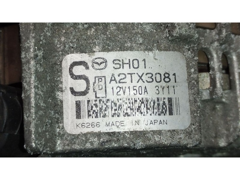 Recambio de alternador para mazda 3 sedán (bm_, bn_) 2.2 d referencia OEM IAM A2TX3081 SH01 