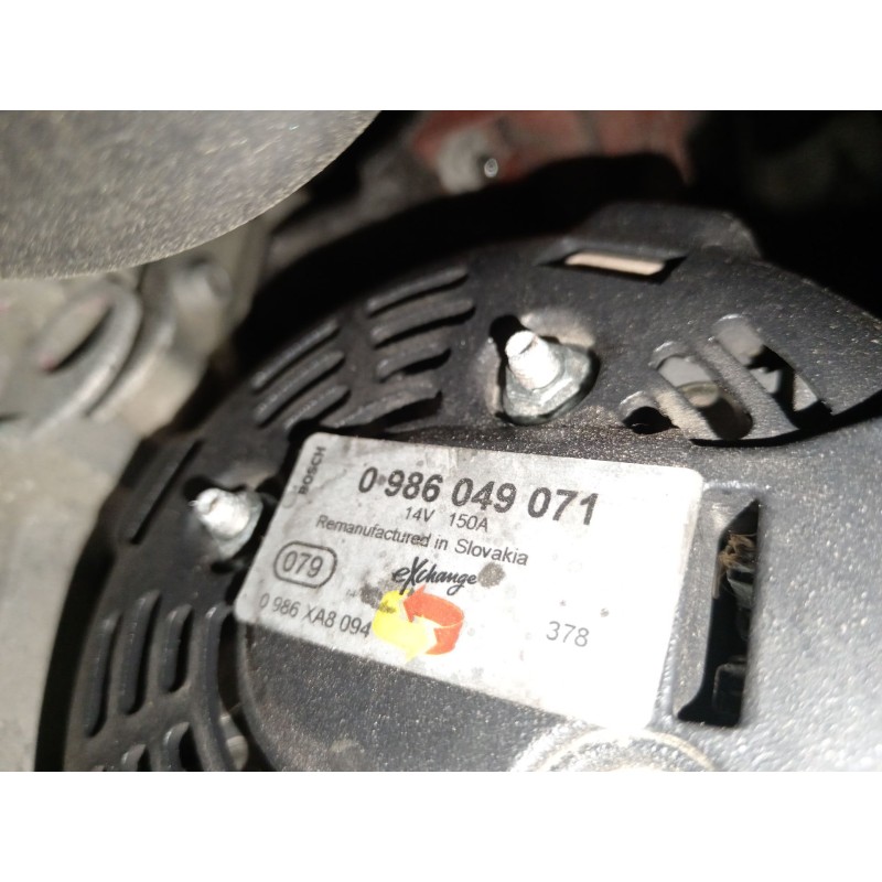 Recambio de alternador para ford kuga i 2.0 tdci 4x4 referencia OEM IAM 0986049071 3M5710300YE 1708322