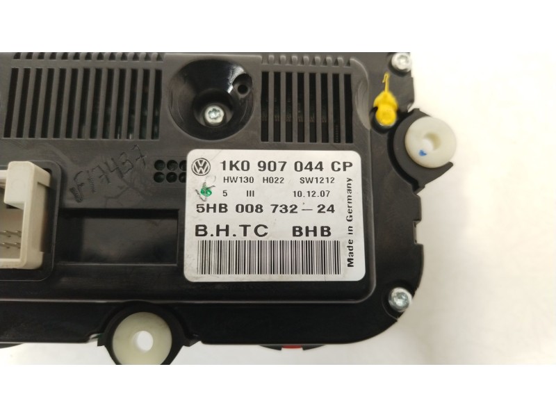 Recambio de mando climatizador para volkswagen golf v (1k1) 1.4 16v referencia OEM IAM 1K0907044CP 5HB00873224 