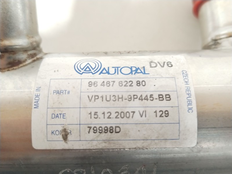 Recambio de enfriador egr para peugeot 308 i (4a_, 4c_) 1.6 hdi referencia OEM IAM 9646762280  