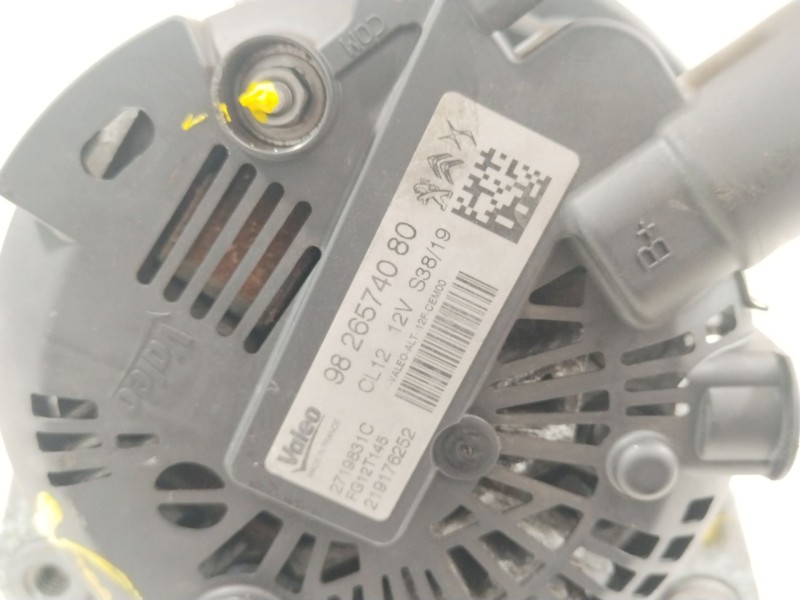 Recambio de alternador para citroën c3 iii (sx) 1.2 puretech 82 referencia OEM IAM 9826574080 FG12T145 