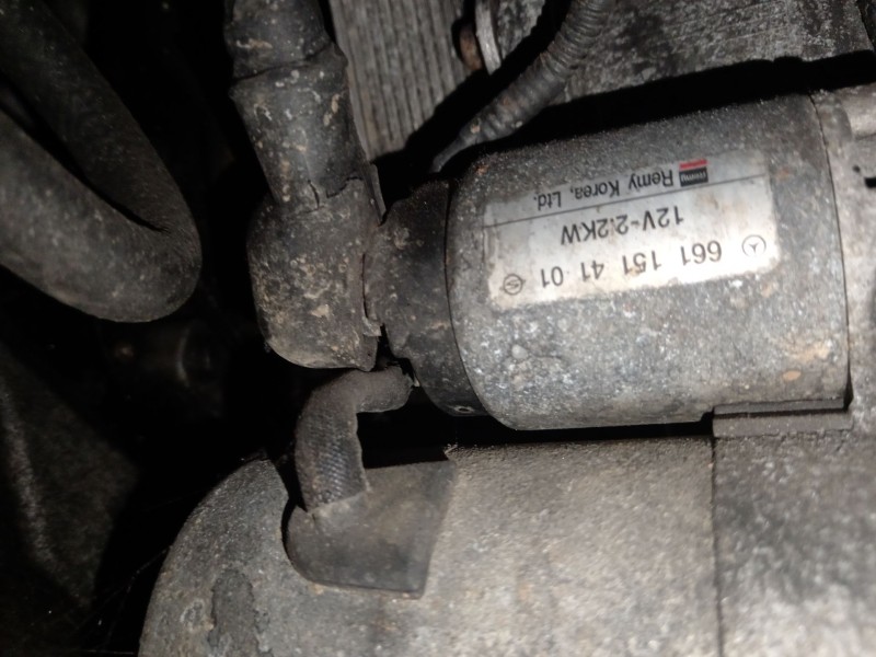 Recambio de motor arranque para ssangyong kyron 200 xdi limited referencia OEM IAM 6611514101  