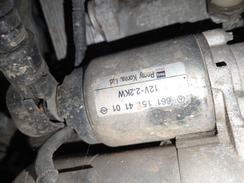 Recambio de motor arranque para ssangyong actyon i 200 xdi 4wd referencia OEM IAM 6611514101  