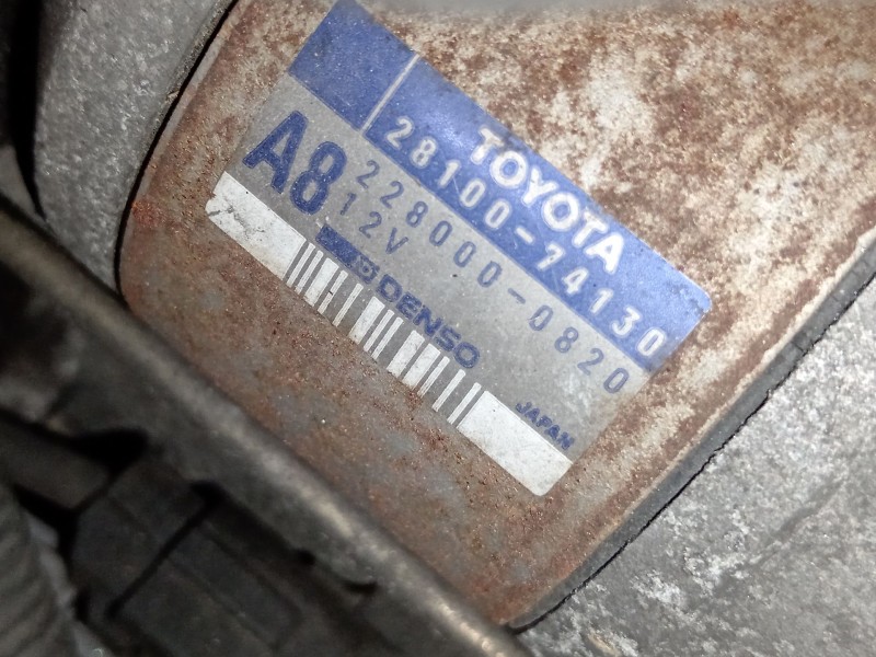 Recambio de motor arranque para toyota rav 4 i (_a1_) 2.0 referencia OEM IAM 2810074130  2280000820