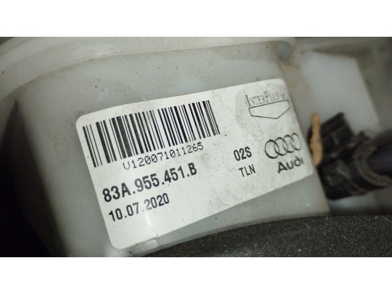 Recambio de deposito limpia para audi q3 (f3b) 40 tdi quattro referencia OEM IAM 83A955451B  