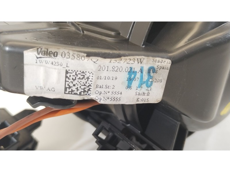 Recambio de ventilador calefaccion para audi a1 sportback (gba) 30 tfsi referencia OEM IAM 201820021A 5Q0907521C 