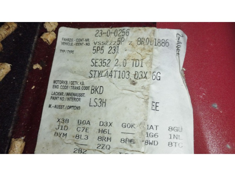 Recambio de motor completo para seat altea xl (5p5, 5p8) 2.0 tdi 16v referencia OEM IAM BKD  