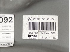 Recambio de elevalunas delantero derecho para mercedes-benz clase a (w169) a 200 cdi (169.008, 169.308) referencia OEM IAM A1697 2