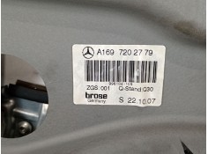 Recambio de elevalunas delantero izquierdo para mercedes-benz clase a (w169) a 200 cdi (169.008, 169.308) referencia OEM IAM A16 2