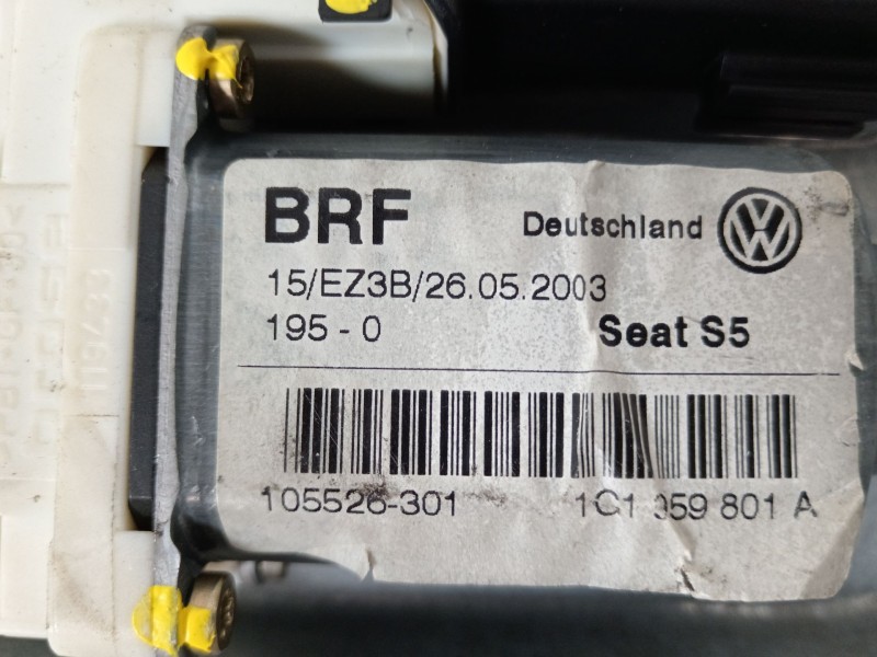Recambio de elevalunas delantero izquierdo para seat leon (1m1) 1.9 tdi referencia OEM IAM 1C1959801A 1M2312043 