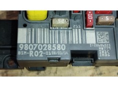 Recambio de caja reles / fusibles para peugeot 3008 i monospace (0u_) 1.6 vti referencia OEM IAM 9807028580   2