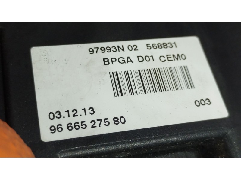 Recambio de caja reles / fusibles para peugeot 3008 i monospace (0u_) 1.6 vti referencia OEM IAM 9666527580  
