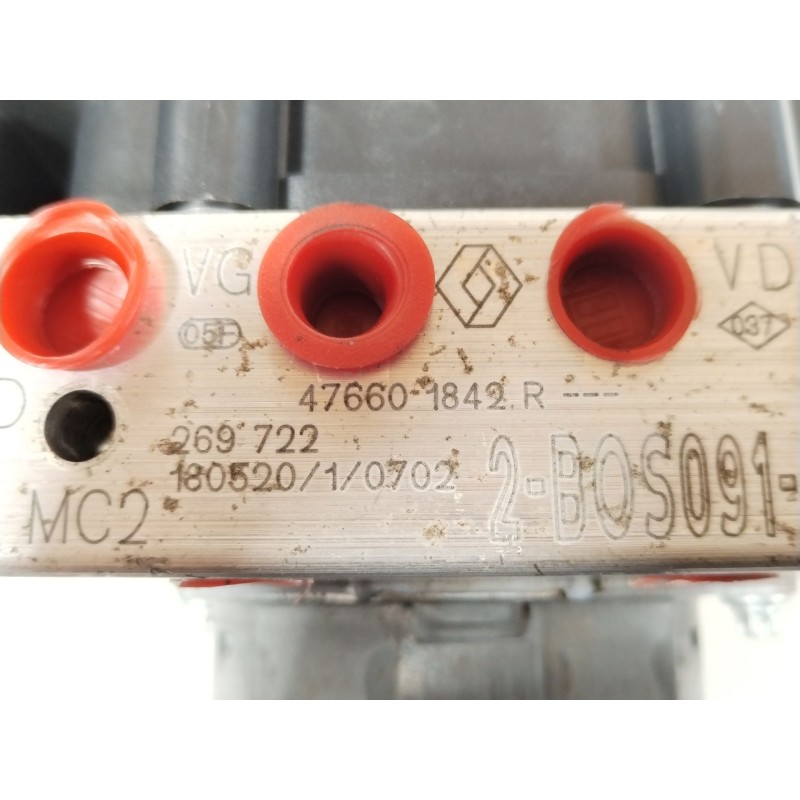 Recambio de abs para renault captur i (j5_, h5_) 0.9 tce 90 referencia OEM IAM 476601842R 269722 0265956527