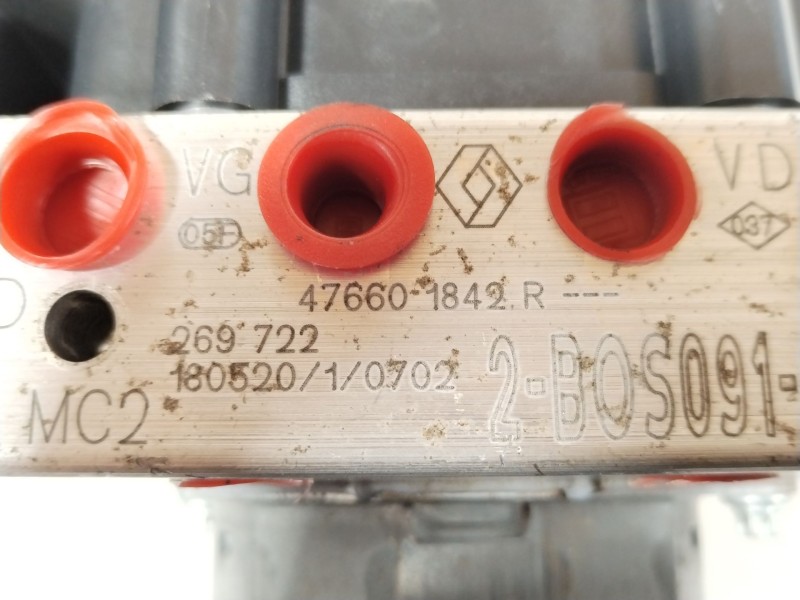 Recambio de abs para renault captur i (j5_, h5_) 0.9 tce 90 referencia OEM IAM 476601842R 269722 0265956527