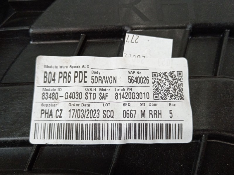 Recambio de elevalunas trasero derecho para hyundai i30 (pde, pd, pden) 1.5 referencia OEM IAM 83480G4030 83460G4010 