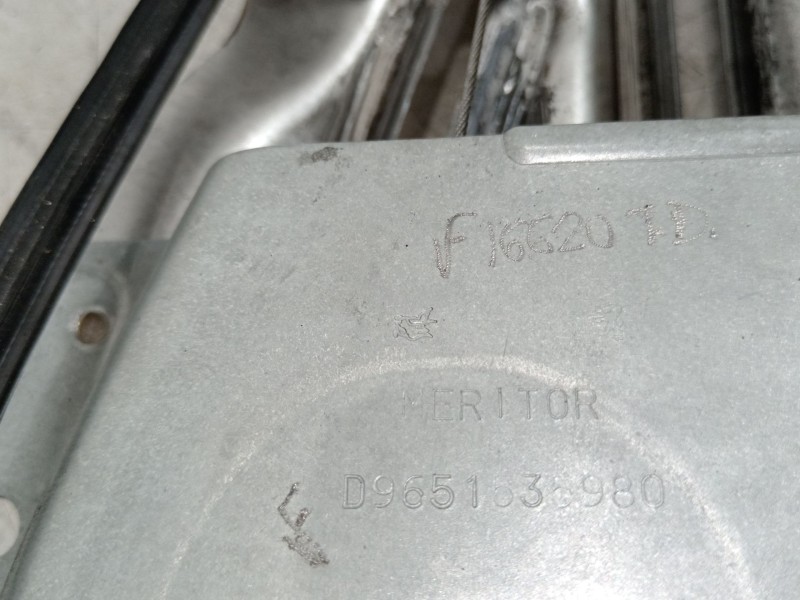 Recambio de elevalunas trasero derecho para peugeot 307 cc (3b) 2.0 16v referencia OEM IAM 9651535980 D9651535980 