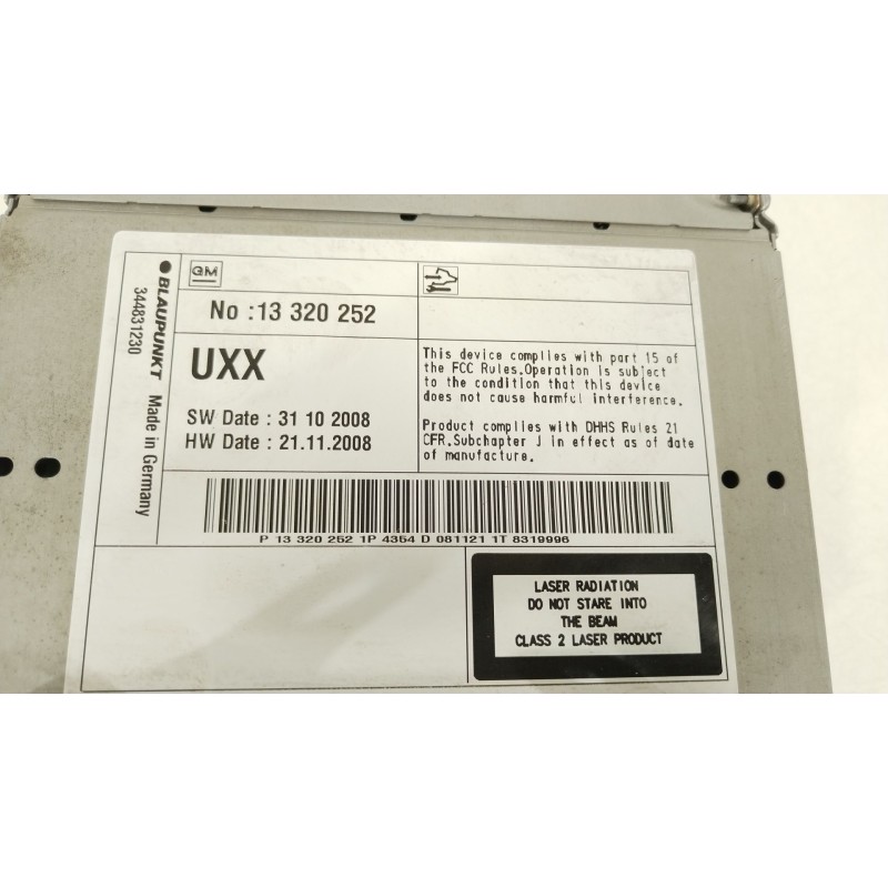 Recambio de sistema navegacion gps para opel insignia a (g09) 2.0 cdti (68) referencia OEM IAM 7612004354 13320252 