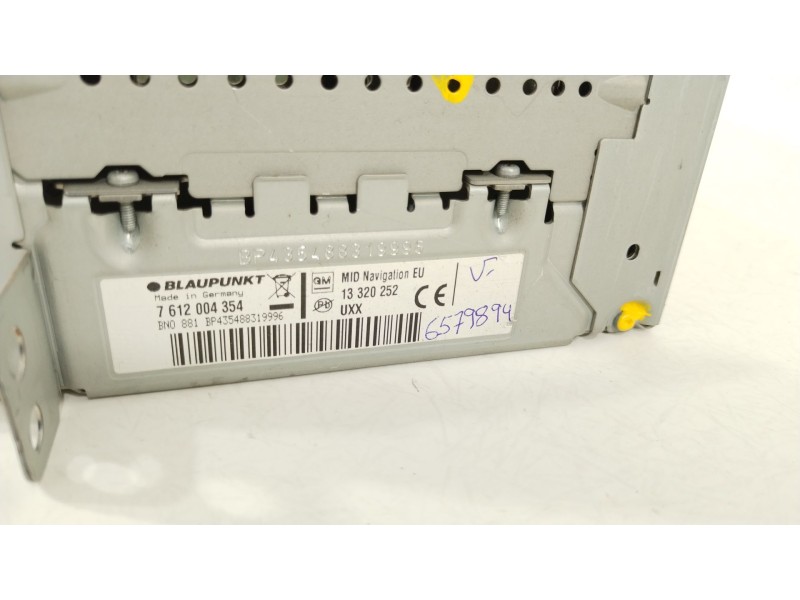 Recambio de sistema navegacion gps para opel insignia a (g09) 2.0 cdti (68) referencia OEM IAM 7612004354 13320252 