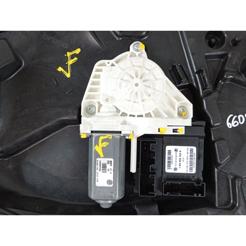 Recambio de elevalunas delantero derecho para volkswagen golf vi (5k1) 1.4 tsi referencia OEM IAM 5K1837730N 1K0959792R 1K095970