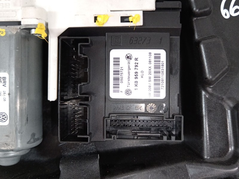 Recambio de elevalunas delantero derecho para volkswagen golf vi (5k1) 1.4 tsi referencia OEM IAM 5K1837730N 1K0959792R 1K095970